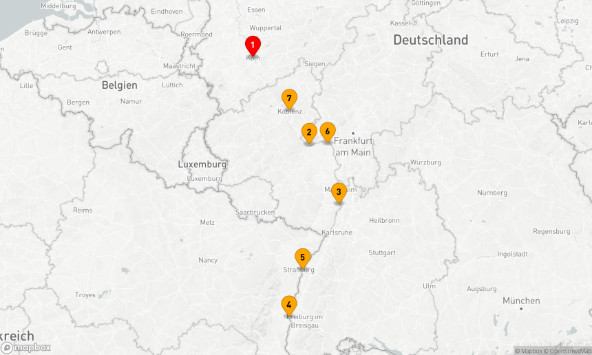 A-ROSA BRAVA Kreuzfahrt - 7 Nächte - Rhein Naturerlebnis Süd ab 11.10.26