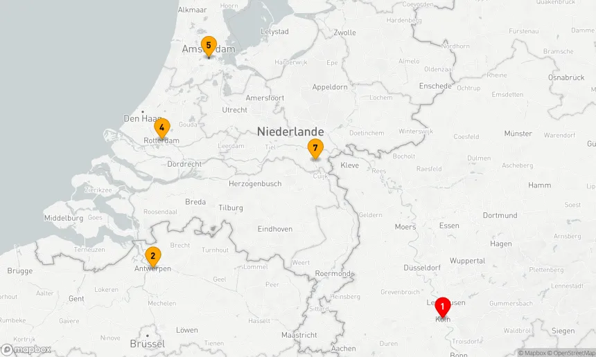 Route 7 Nächte - Rhein Silvestertraum