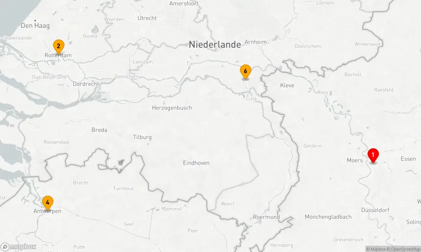 Route 7 Nächte - Rhein & Schelde Metropolen Erlebnis