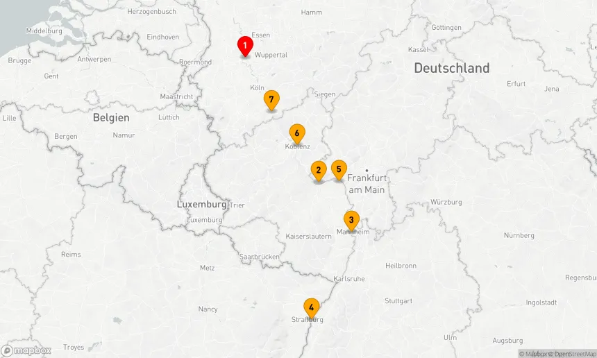 Route 7 Nächte - Rhein Weihnachtsreise
