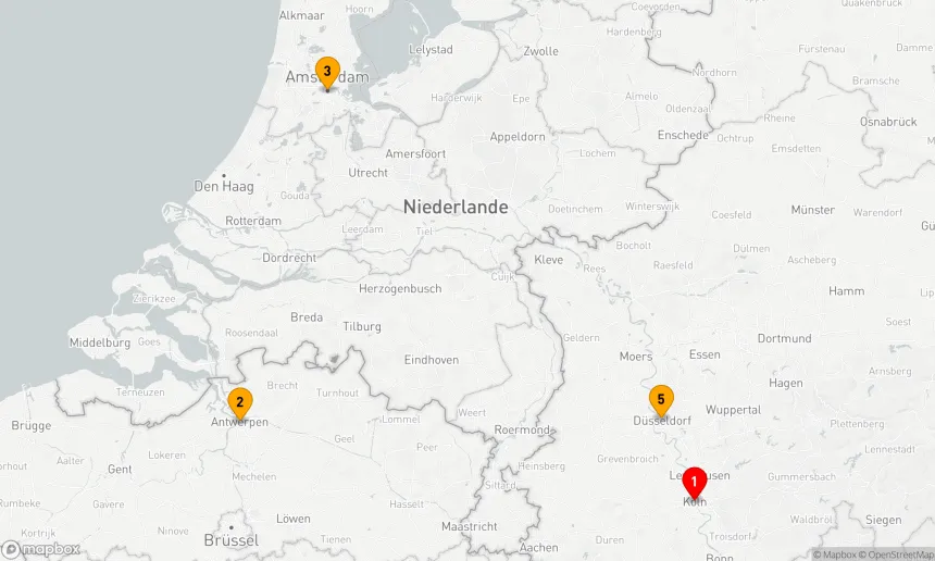Route 5 Nächte - Rhein Weihnachtstraum