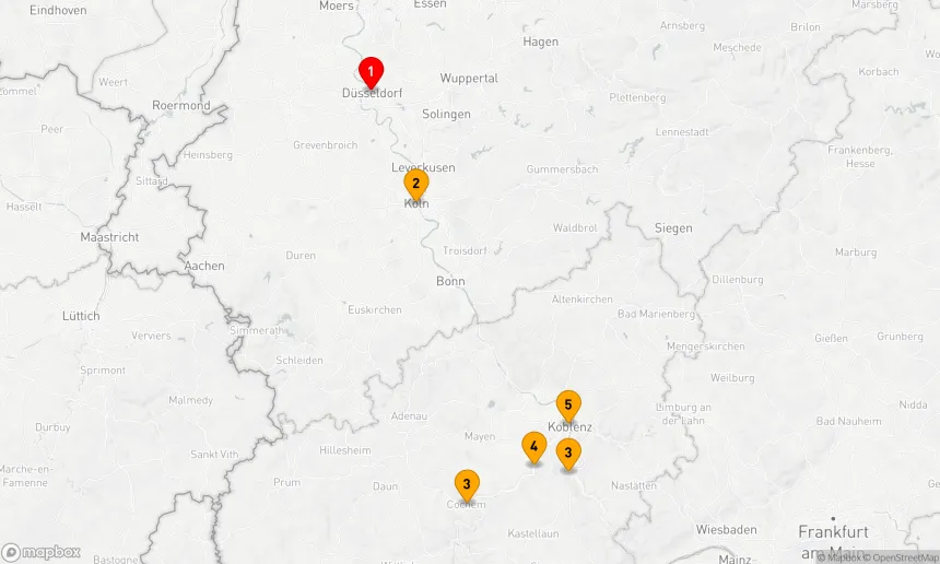 Route 4 Nächte - Rheinische Entdeckungsreise