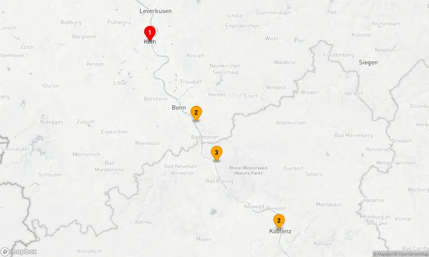 Route 3 Nächte - Rheinische Entdeckungsreise