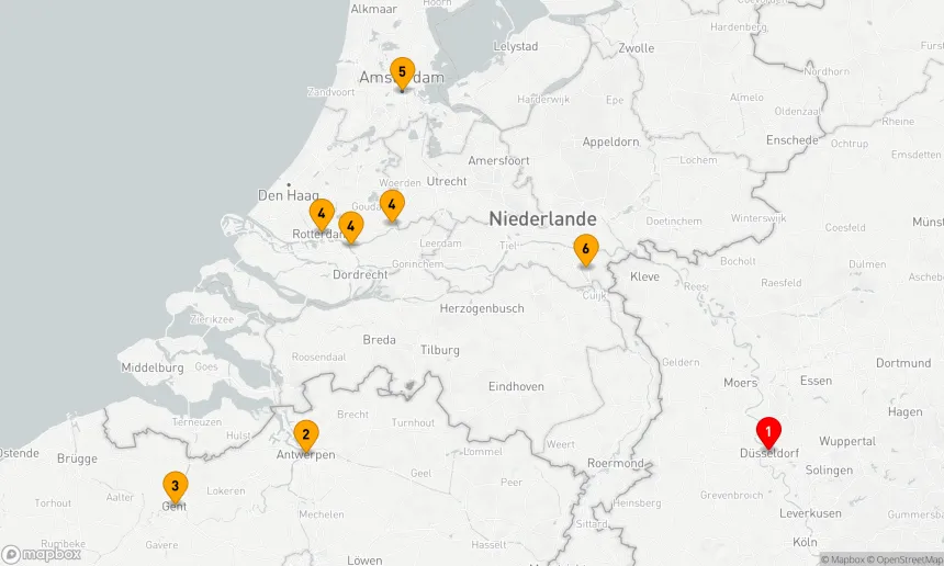 Route 6 Nächte - Rheinische Entdeckungsreise: Metropolen und Mühlen