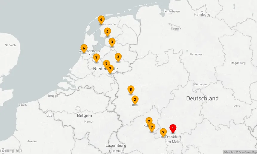 Route 9 Nächte - Rheinische Harmonie: Von romantischen Ufern zu niederländischen Grachten