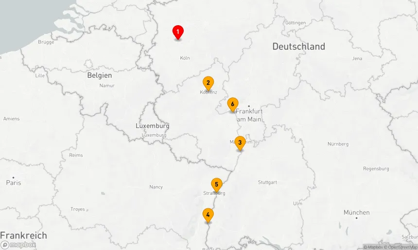 Route 6 Nächte - Rheinische Weihnachtsmomente
