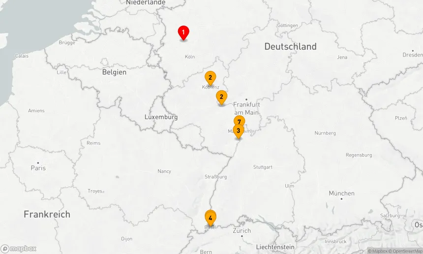 Route 7 Nächte - Rheinromantik und Kulinarische Entdeckungen