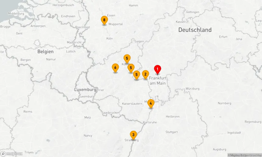 Route 7 Nächte - Rheinromantik und Kulturzauber