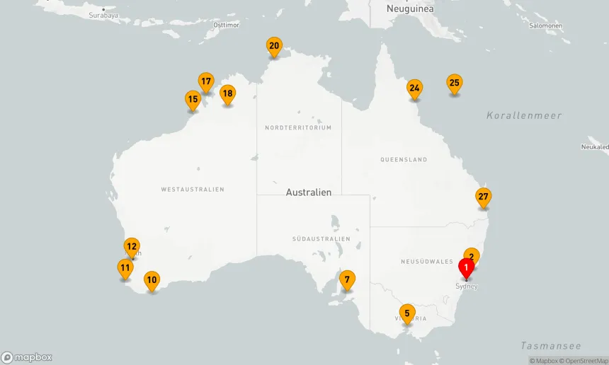 Route 28 Nächte - Rund um Australien