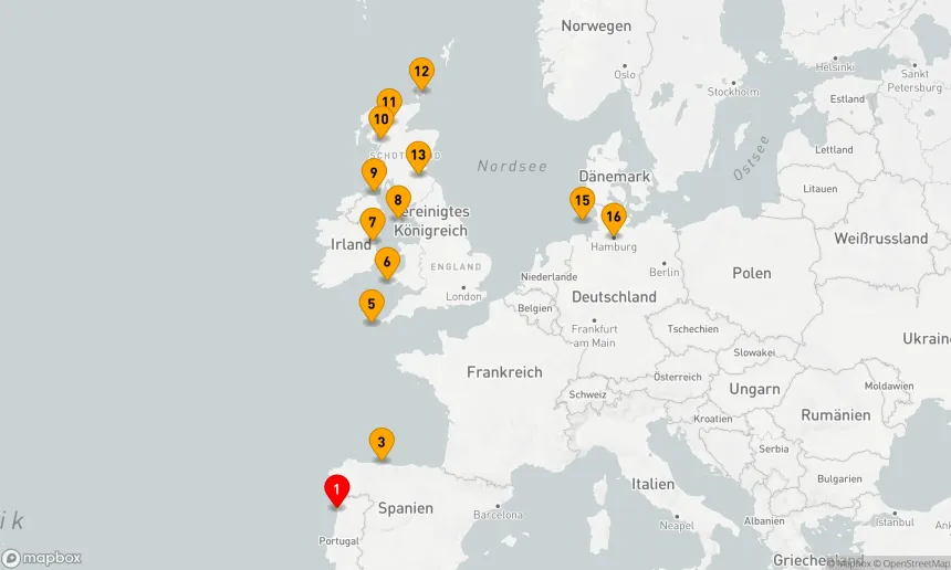 Route 15 Nächte - Rund um Großbritannien: Britische Inseln für Insider (NAT2812)