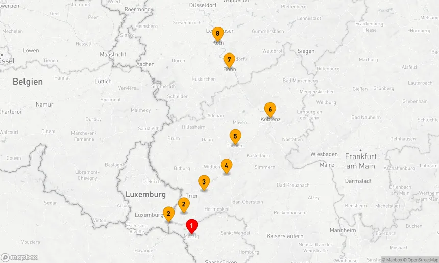 Route 7 Nächte - Saar und Mosel intensiv entdecken