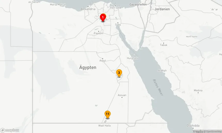 Route 13 Nächte - Schätze von Ägypten