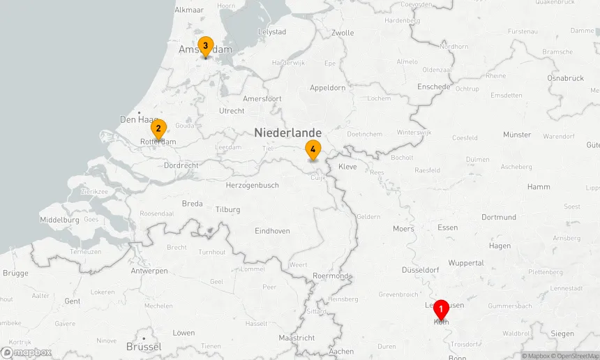Route 4 Nächte - Schnupperreise Holland