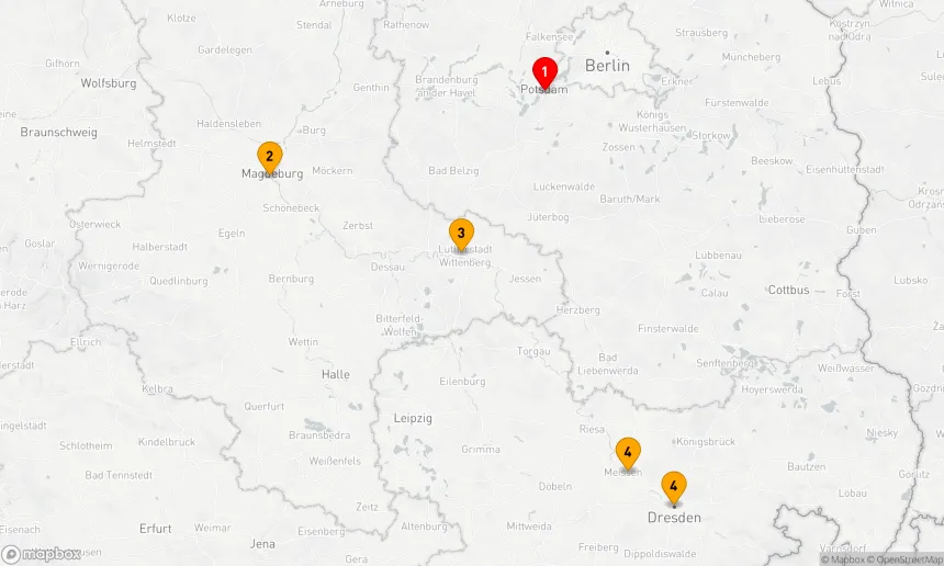 Route 5 Nächte - Schönes Ostdeutschland