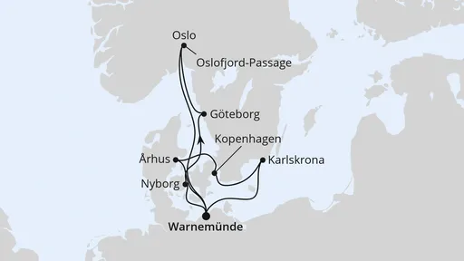 Route Schweden & Dänemark ab Warnemünde 2