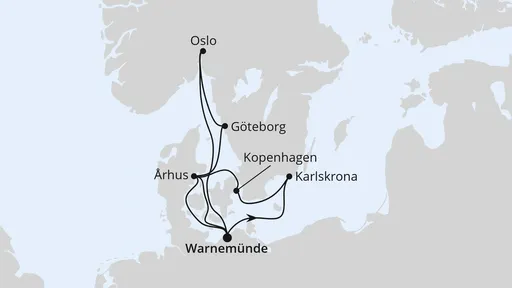 Route Schweden & Dänemark ab Warnemünde 2