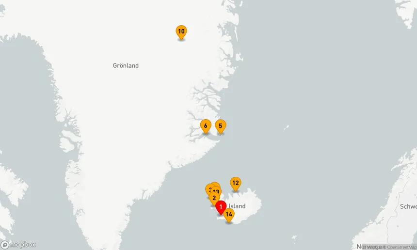 Route 14 Nächte - SCORESBYSUND & NORDOSTGRÖNLAND ERKUNDEN