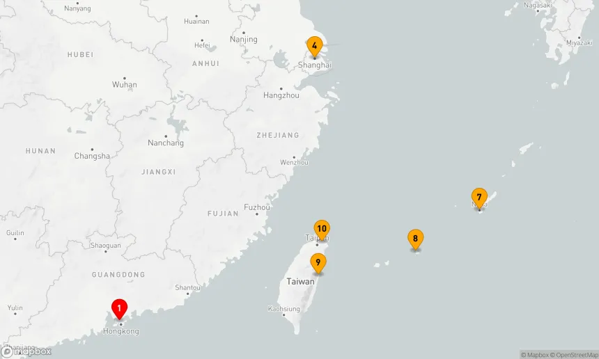Route 12 Nächte - SHANGHAI NIGHTS, TAIWAN & OKINAWA