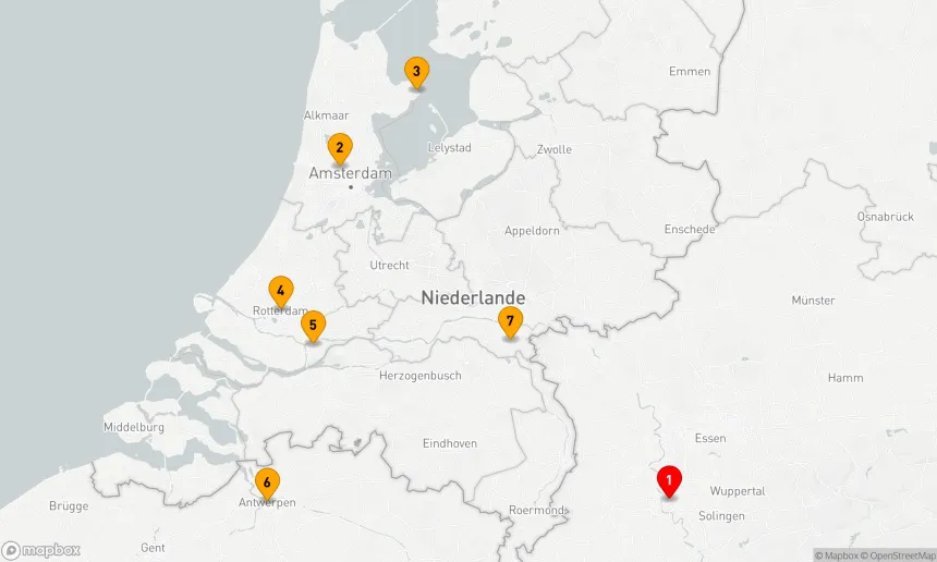 Route 7 Nächte - Silvester Holland & Belgien (RPR660)