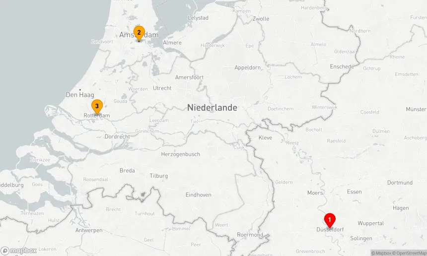 Route 3 Nächte - Sommerzeit in den Niederlanden