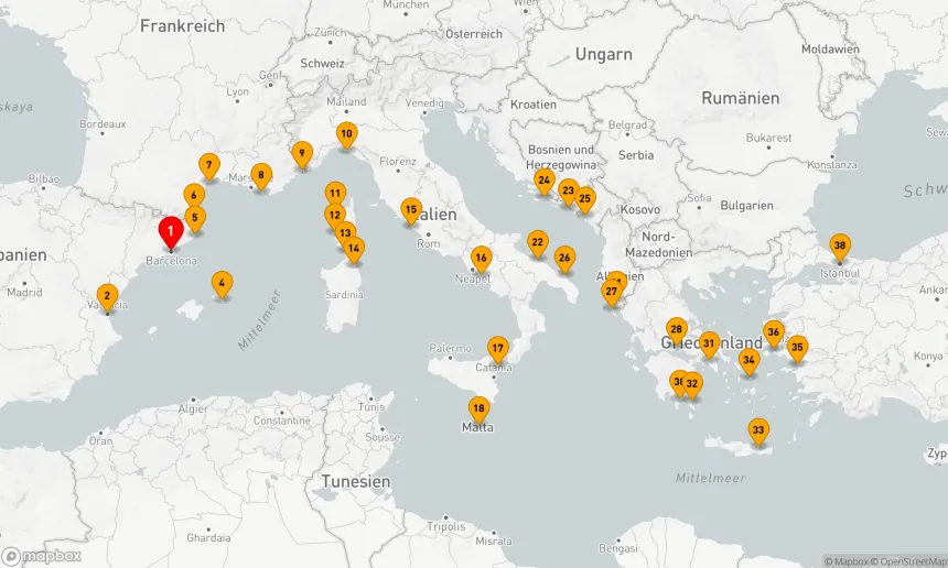 Route 37 Nächte - SONNENFINSTERNIS: RIVIERA EDELSTEINE & GRIECHISCHE INSELN