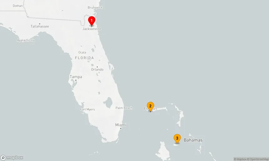 Route 4 Nächte - Sonnige Inselträume der Bahamas