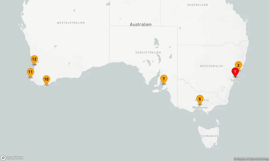 Route 11 Nächte - Southern Australia Explorer