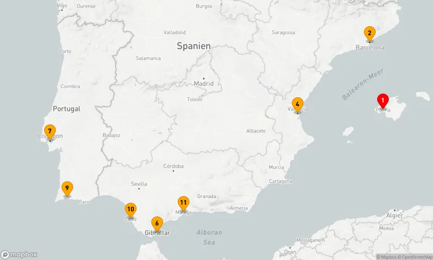 Route 10 Nächte - Spaniens Seele, Portugals Herz (EUR2625)