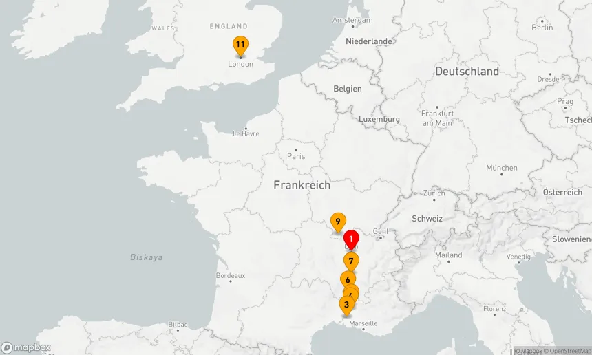 Route 13 Nächte - Spektakulärer Süden Frankreichs mit London