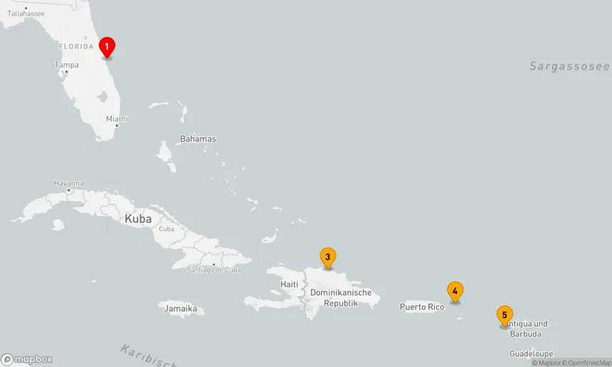 Route 7 Nächte - ST. THOMAS & ST. KITTS-KREUZFAHRT