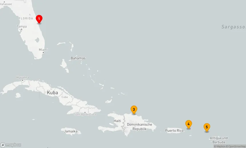 Route 7 Nächte - ST. THOMAS & ST. MAARTEN-KREUZFAHRT