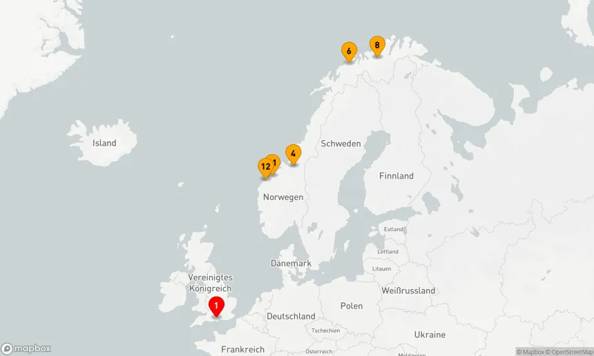 Route 14 Nächte - Suche nach den Nordlichtern