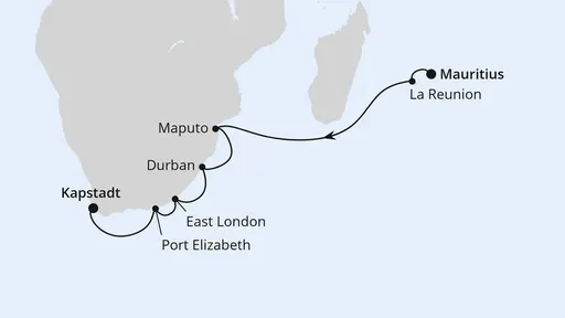 Route Südafrika mit La Réunion & Mauritius 1