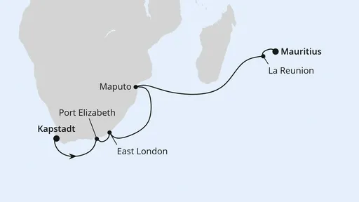Route Südafrika mit La Réunion & Mauritius 2