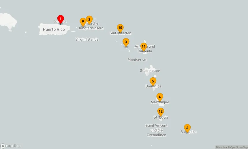 Route 14 Nächte - Südliche Karibik Abenteurer Urlaub