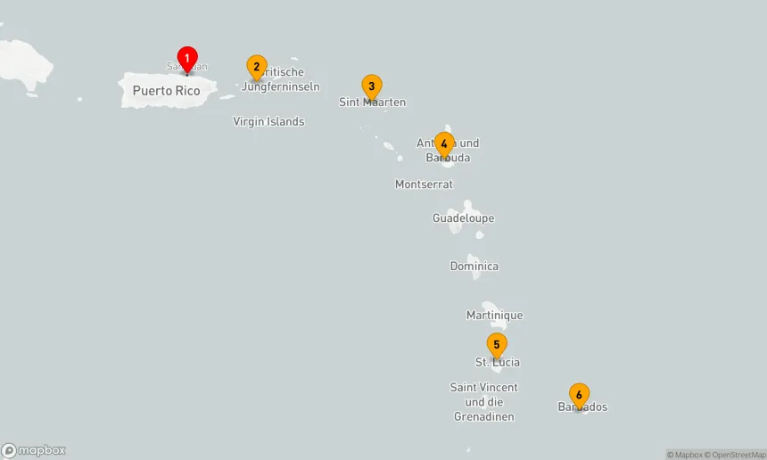 Route 7 Nächte - Südliche Karibik mit Barbados und St. Lucia Urlaub