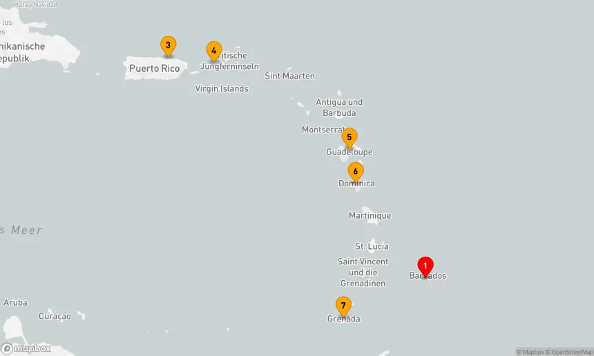 Route 7 Nächte - Südliche Karibik mit Puerto Rico