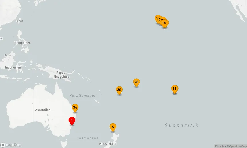 Route 35 Nächte - Tahiti, Hawaii & Südpazifik