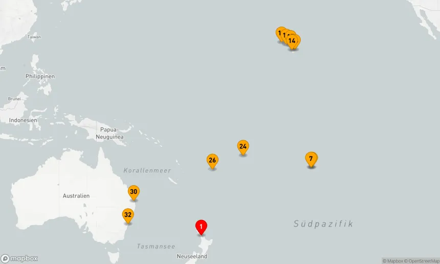 Route 31 Nächte - Tahiti, Hawaii & Südpazifik