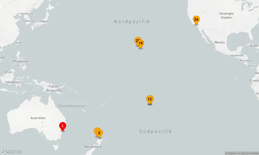 Route 26 Nächte - Tahiti, Hawaii & Südpazifiküberquerung