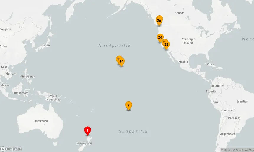 Route 27 Nächte - Tahiti, Hawaii & Südpazifiküberquerung