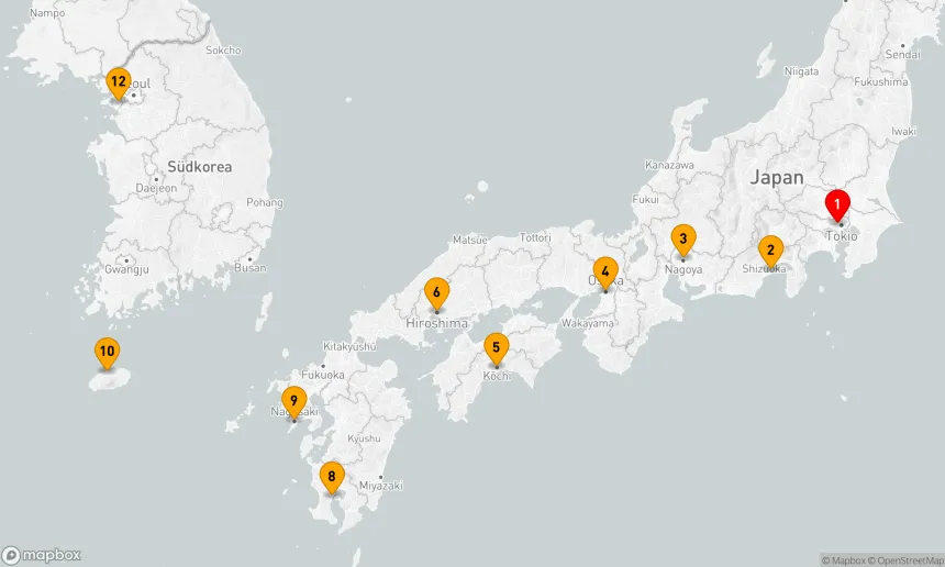 Route 12 Nächte - TOKIO-ABLASS