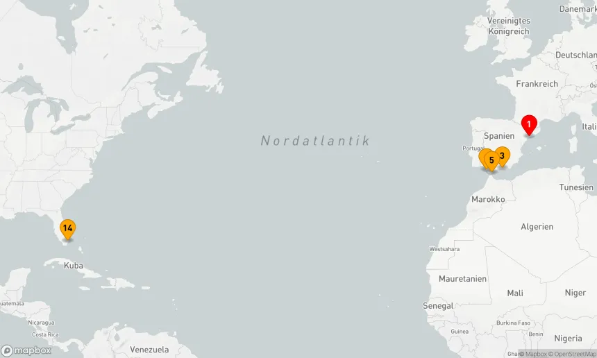 Route 13 Nächte - Transatlantische Entdeckungsreise