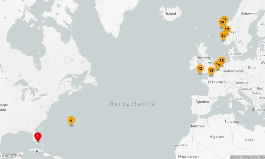 Route 21 Nächte - ÜBERQUERUNG DER NORWEGISCHEN FJORDE