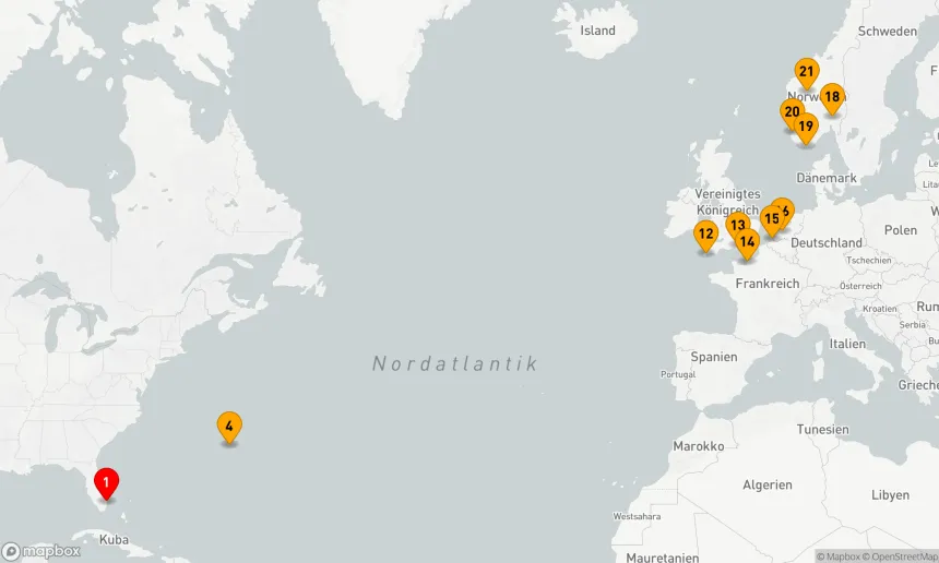 Route 22 Nächte - ÜBERQUERUNG DER NORWEGISCHEN FJORDE