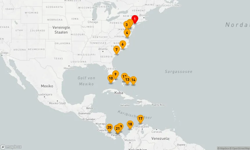 Route 21 Nächte - Ultimate America's Historische Reise nach Panama