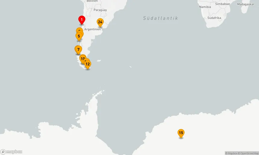 Route 23 Nächte - Ultimative chilenische Fjorde und das Weddellmeer der Antarktis