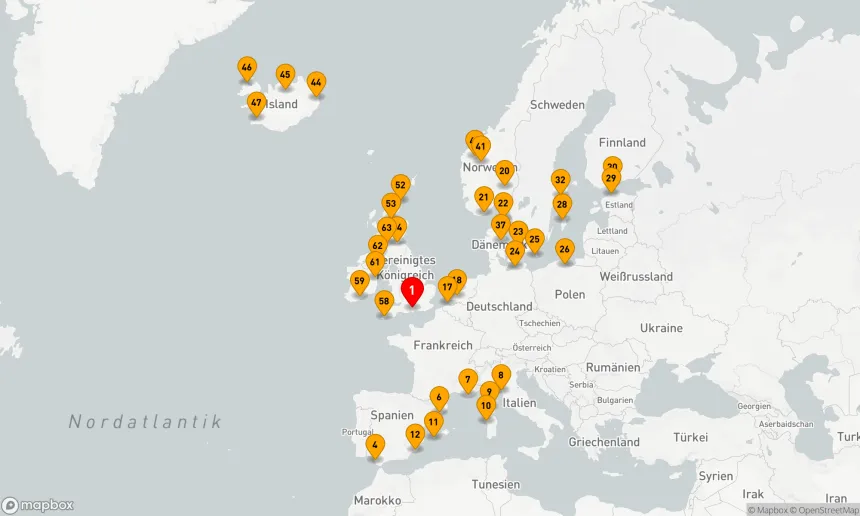 Route 64 Nächte - Ultimative Europareise