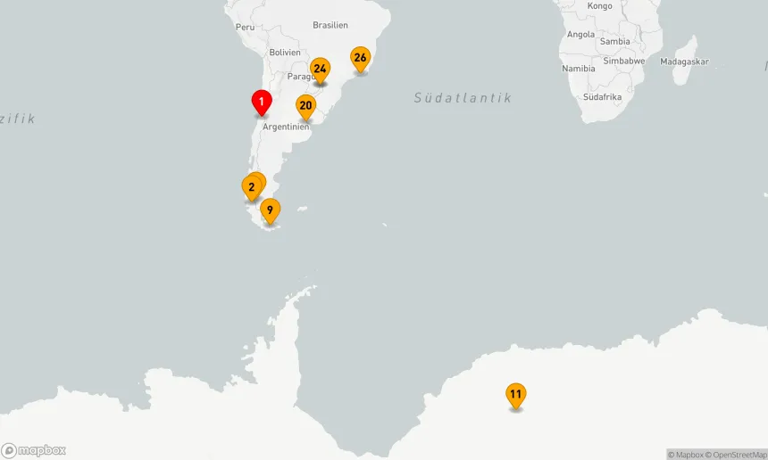 Route 28 Nächte - Ultimative Reise: Patagonien,  Argentinien,  Brasilien & Antarktis - Kreuzfahrt & Landreise
