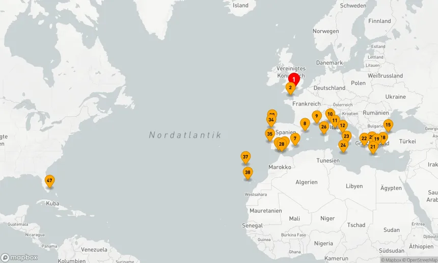 Route 46 Nächte - Ultimatives großes Mittelmeer-Abenteuer